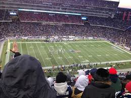 View From 300 Section Picture Of Gillette Stadium