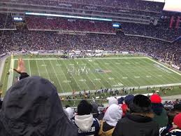 View From 300 Section Picture Of Gillette Stadium