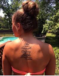 The sisterhood of slaves pt. She Is Clothed In Strength And Dignity And She Laughs Without Fear Of The Future Proverbs 31 Mommy Tattoos Clothed In Strength And Dignity Tattoo Fear Tattoo