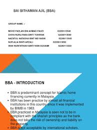 Rate protection from the base rate. Bai Bitamal Ajil Introduction At Unikl Islamic Banking And Finance Economies
