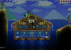 Thankyouheres a video of 50 awesome terraria builds to give you inspiration for your own. 130 Terraria Houses Ideas Terraria House Ideas Terraria House Design Terrarium