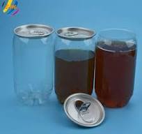 Wholesale 350ml Clear Plastic Soda Pet Can Packaging
