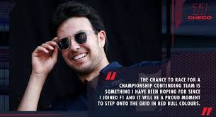 Now it's time for an aapi movement. Sergio Perez Red Bull F1 Driver Sergio Perez Red Bull Red Bull F1