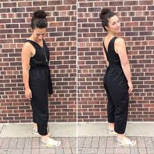Black Peppermint Jumpsuit From Sewnorth Clothes Sewing Patterns Handmade Wardrobe Jumpsuit