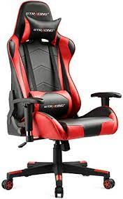 Bulk buy quality computer gaming chair at wholesale prices from a wide range of verified china manufacturers & suppliers on globalsources.com. Gtracing Gaming Chair Racing Office Computer Game Chair Ergonomic Backrest And Seat Height Adjustment Recliner Swivel Rocker With Headrest And Lumbar Pillow E Sports Chair Red Samproduction49