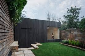 Our garden sheds come in an array of shapes and sizes to suit all, so whether you're looking for a small storage shed to house your garden tools, or a larger garden shed with plenty of space and the possibility of using it as a workshop, you're sure to find ideal garden sheds in london. House Extension Fraser Modern Garden Shed And Building London By Eastwest Architecture Houzz Uk