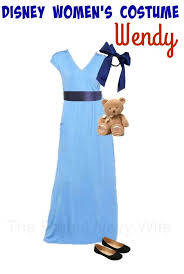 Must See Disney S Women S Wendy Costume Diy Wendy Costume Disney Halloween Costumes Peter Pan Costumes