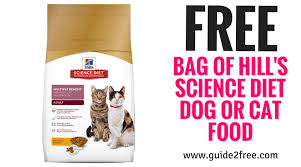 Free Bag Of Hill S Science Diet Dog Or Cat Food At Petsmart Hills Dog Food Science Diet Free Cat Food