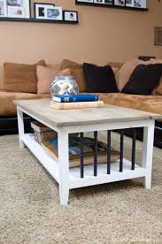 The geometric base is sophisticated and simple without feeling boring. Farmhouse Coffee Table Build Plans Houseful Of Handmade