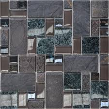 Since you can pick your own size and shape you are not limited in decorating your room. Wholesale Porcelain Glass Tile Wall Backsplash Grey Crystal Art Pattern Design Mosaic Tiles Washroom Wall