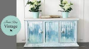 Using a spoon and an old bowl, mix a little paint in with the glaze. Crackle Paint Boho Furniture Youtube