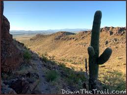 It begins in palm springs, california, and ascends to san jacinto peak. Westwing Mountain Hiking Loop Trail Map Guide Peoria Az