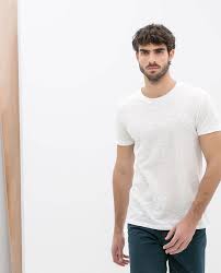 Shirts made from stretchy, knit material lasts the longest when folded flat instead of hanging. Slub Knit T Shirt T Shirts Man Zara Canada Knitted Tshirt Mens Outfits Mens Tshirts
