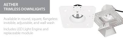 The way to choose led recessed lighting is to research everything you come across. Wac Lighting R3asdl F927 Wt Aether Square Invisible Trim With 90 Cri Led Light Engine Flood 40 Beam 2700k Warm White Amazon Com