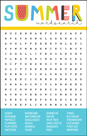 Besides using large print word finds. Free Printable Summer Word Search Hey Let S Make Stuff