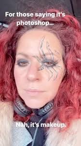 A year later and people still say it’s photoshop. I wish I was that  talented with photoshop!, #makeup #halloweenmakeup #makeup #nofilter #3d