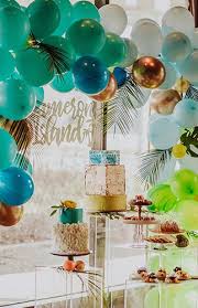 Tropical Caribbean Island Baby Shower Inspired By This Tropical Baby Shower Theme Pineapple Baby Shower Summer Baby Shower Themes