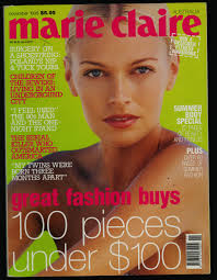 Marie Claire Australia Edition Nov 1998 Original Vintage Fashion Magazine  Sarah O'Hare by Kim Knott