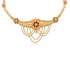 Shop diamond and pearl choker necklaces and other antique and vintage necklaces from top jewelers around the world. Buy Senco Gold 22k 916 Yellow Gold Choker Necklace For Women Gold At Amazon In