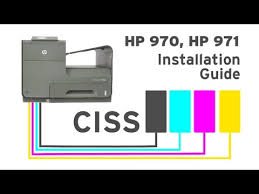 Get instant printer setup solution. Ciss Hp 970 Hp 971 Installation Guide Hp Officejet Pro X 551 X 450 X 576 X 470 X 476 Youtube