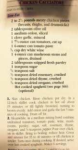 Chicken Cacciatore Classic Recipe From Better Homes And Gardens Chicken Cacciatore Recipe Chicken Cacciatore Vintage Recipes