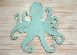 Octopus Art Octopus Wall Decor Large Wall Art Wooden Etsy Octopus Wall Art Octopus Decor Octopus Art
