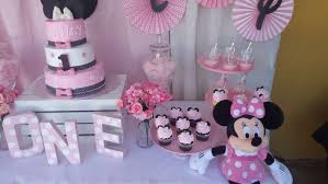 Minnie Mouse Birthday Party Ideas Photo 1 Of 4 Minnie Mouse Birthday Party 1st Birthday Party For Girls Minnie Mouse Birthday Theme
