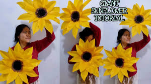 If you are planting a large sunflower crop, space each trench 30 in (76 cm) apart, or at any distance convenient for your machinery. Diy Bunga Matahari Raksasa Dari Plastik Kresek How To Make Giant Sunflower From Plastic Bag Youtube