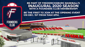 Fredericksburg Baseball Announces Founders Club Membership