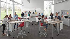 Find rolling chairs for easy mobility and classroom stools are typically taller than the average chair. How A Creative Classroom Design Benefits Students Learning Liftoff