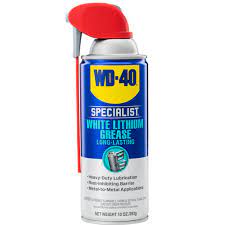 Greases combine the lubricating properties of oils with added stickiness, allowing the lubricant to adhere to the surfaces better. Wd 40 Specialist 10 Oz White Lithium Grease 30061 The Home Depot