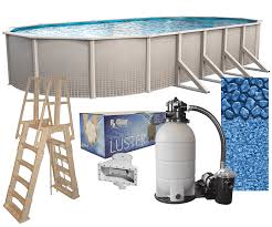 Take a closer look to see what options there above ground pools come in different shapes, the most popular 3 by far being round, rectangular, and oval. Impressions Oval Above Ground Swimming Pools Full Start Up Kit Choose Size Walmart Com Walmart Com