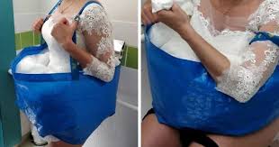Bride To Be Invents Ikea Bag Hack To Pee Worry Free On Her Wedding Day Ikea Wedding Wedding Tips Wedding Day