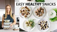 HEALTHY SNACKS | to meal prep for the week (super easy!) - YouTube