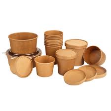 Premium Flat Paper Food Cups
