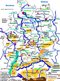 Deutsche Flusse Berge Landschaften Landkarte Deutschland Allgemeinwissen Deutschland Geografie