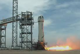 July 1, 2021, 12:48 p.m. Blue Origin Launches What May Be Final Test Flight Before Carrying People Upi Com