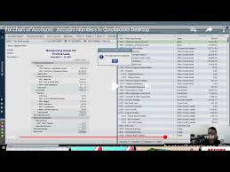 Fix Chart Of Accounts Account Numbers In Quickbooks