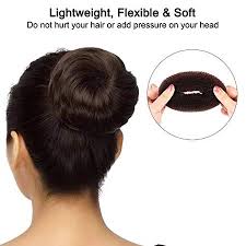 Rubber band hairstyles 2 buns. Hair Bun Maker Set Yafex Donut Bun Maker 4 Pieces 1 Large 2 Medium And 1 Small 5 Pieces Elastic Hair Ties 20 Pieces Hair Bobby Pins Brown Walmart Canada