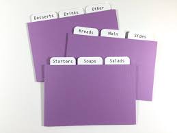 4x6 Snapdragon Purple Textured Recipe Card Dividers For Recipe Etsy Recipe Cards Recipe Card Boxes Recipe Box Dividers