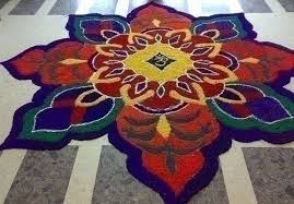 Floral Rangoli Designs For Indian Wedding Decoration Wedding Planning And Ideas Wedding Blog Here in this blog we will see simple rangoli designs for diwali to try in your home with many colors and diya's. floral rangoli designs for indian