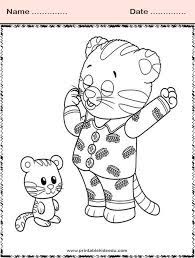 Prince wednesday coloring page danieltiger wqed pbskids daniel. Daniel Tiger Neighborhood Printable Coloring For Kids Printablekidsedu Com