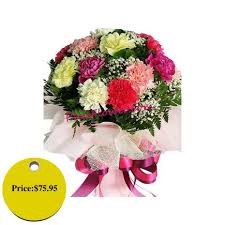 Send 12 Pcs Mixed Carnation In Bouquet To Philippines Carnations Birth Flowers Flowers Online