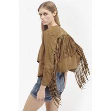 French Connection Honey Suede Fringed Jacket Suede Fringe Jacket Fringe Jacket Clothes For Women