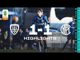 Cagliari 1 1 Inter Primavera Highlights 2019 20 Primavera 1 Tim Matc In 2020 Cagliari Highlights Baseball Cards