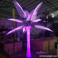 Outdoor Purple Led Palm Trees Wholesale Ichristmaslight Palm Trees Purple Led Lights Tree