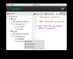 Pgadmin is a popular open source management and development tool which is released under you can open your newly installed pgadmin4 in your browser. Pgadmin 4 Can T Create Script On A Database Database Administrators Stack Exchange