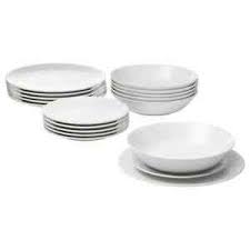 So wählen sie das richtige produkt aus dem obigen geschirr test oder. Toppreis Ikea 18 Tlg Teller Set Service Teller Geschirr Besteck Abendessen Ebay