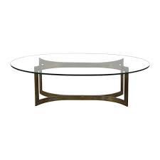 The best way to tie your room together is with a stylish coffee table. 74 Off Modern Oval Coffee Table Tables