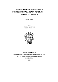 We did not find results for: Pdf Tinjauan Atas Sumber Sumber Permodalan Pada Usaha Koperasi Ibi Kesatuan Bogor